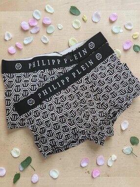 Philipp Plein designer 2 boxers diamond logo Men L
